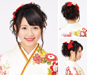 清楚なお嬢様風ゆるふわボブアレンジ