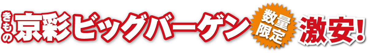 京彩ビッグバーゲンLP 京彩ビッグバーゲンLP